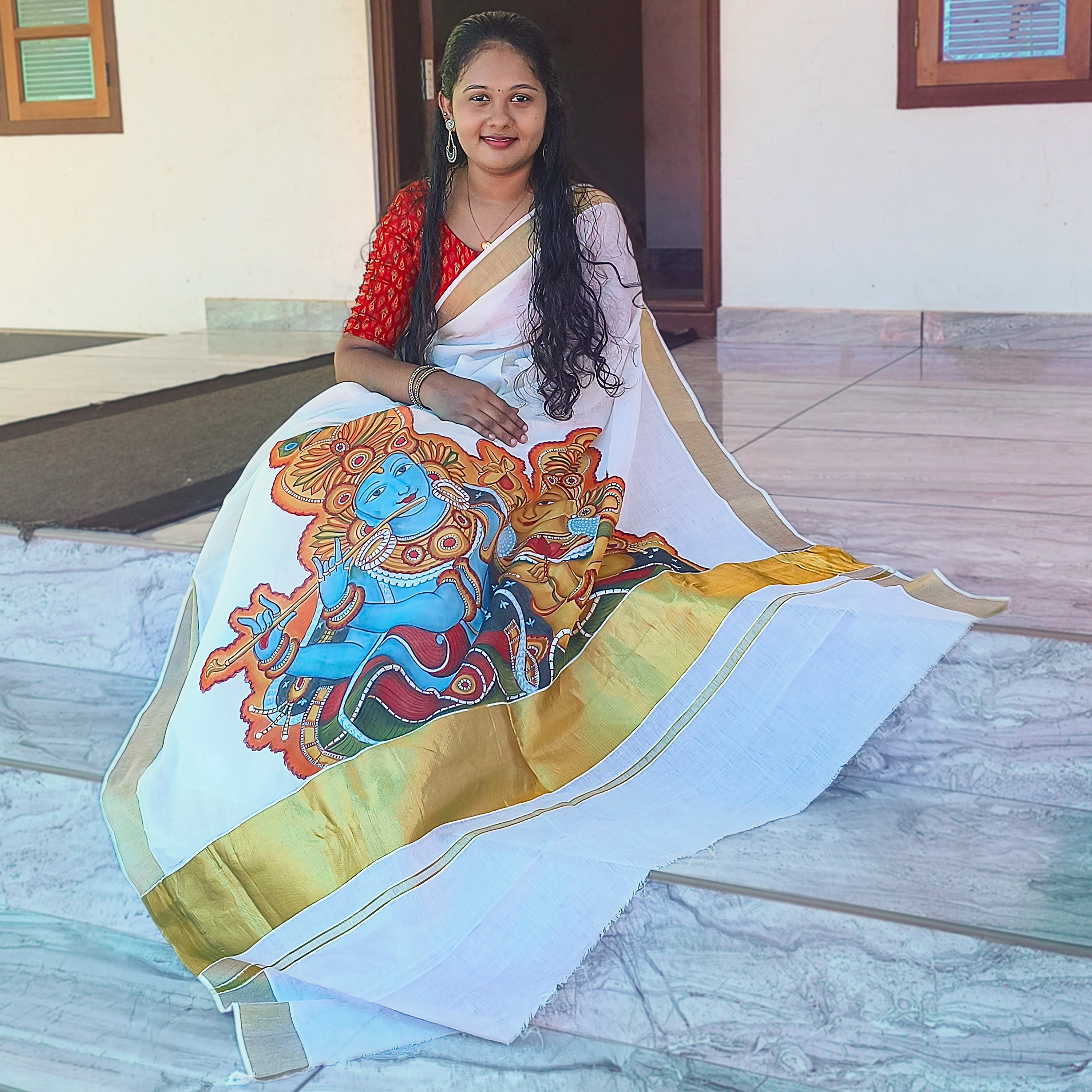 Graceful Hand Painted Saree Styles to Celebrate the Wedding Season