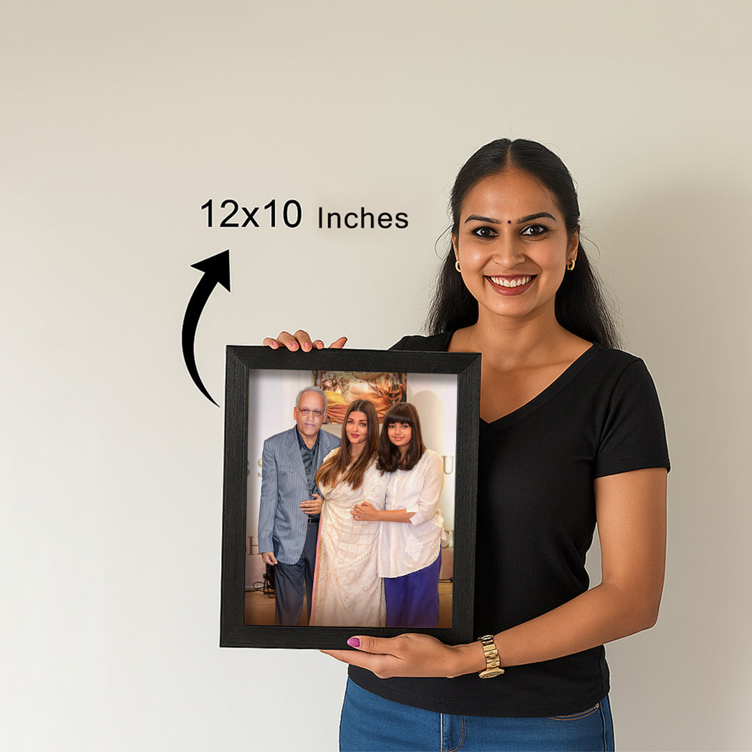 Family Portrait from Multiple Photos- Simple Merge Portrait