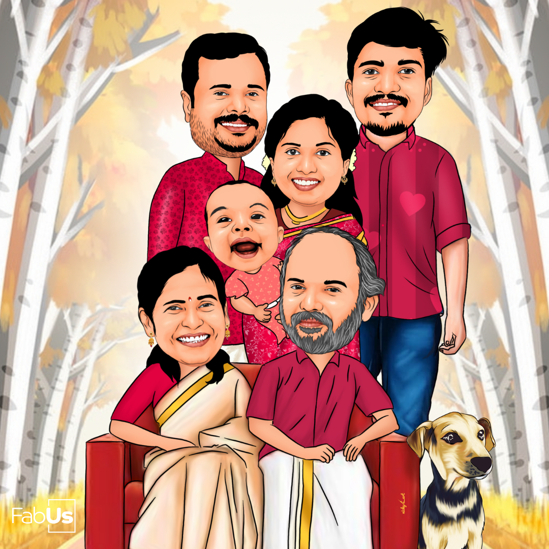 Digital Caricature Portrait