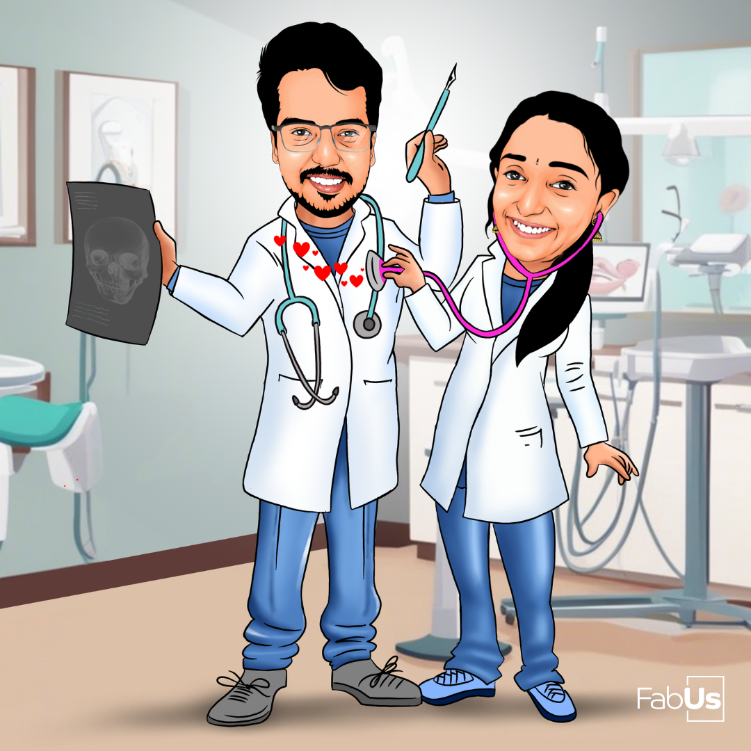 Digital Caricatures Painting from Photo