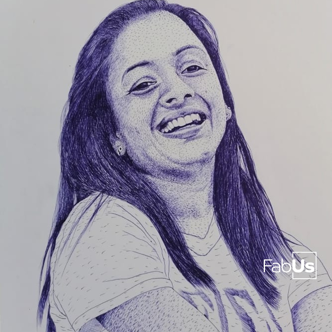 Ballpen Sketch Portrait