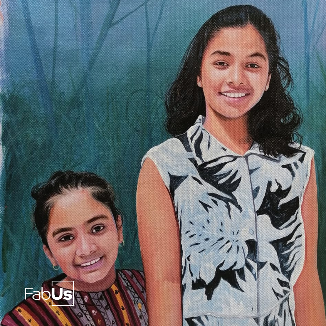 Buy Acrylic Portrait Painting