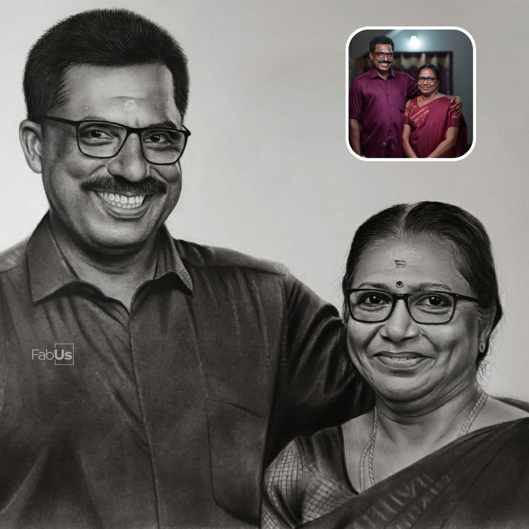 Premium Pencil Portrait from Photo