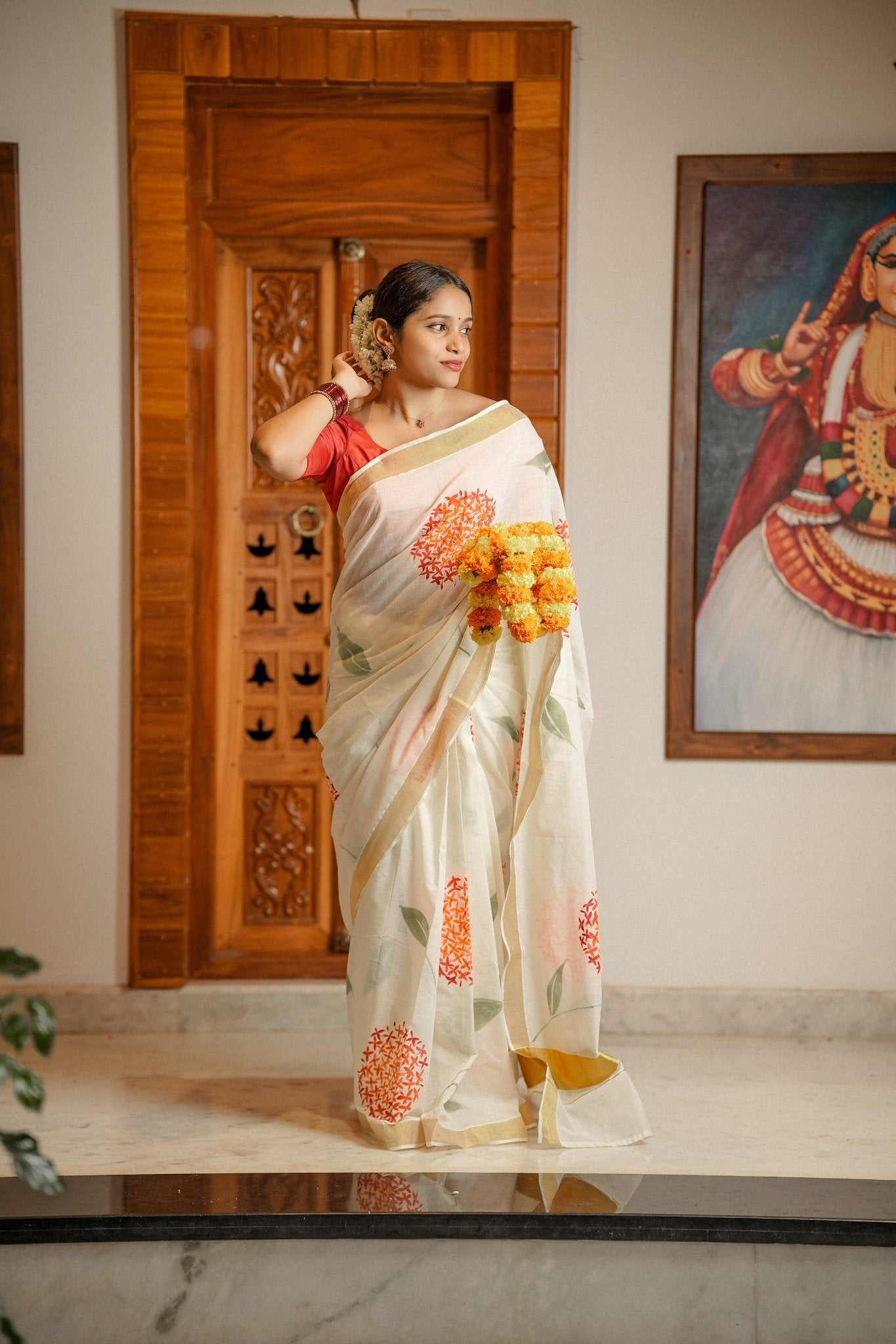 Chethi Poo Saree