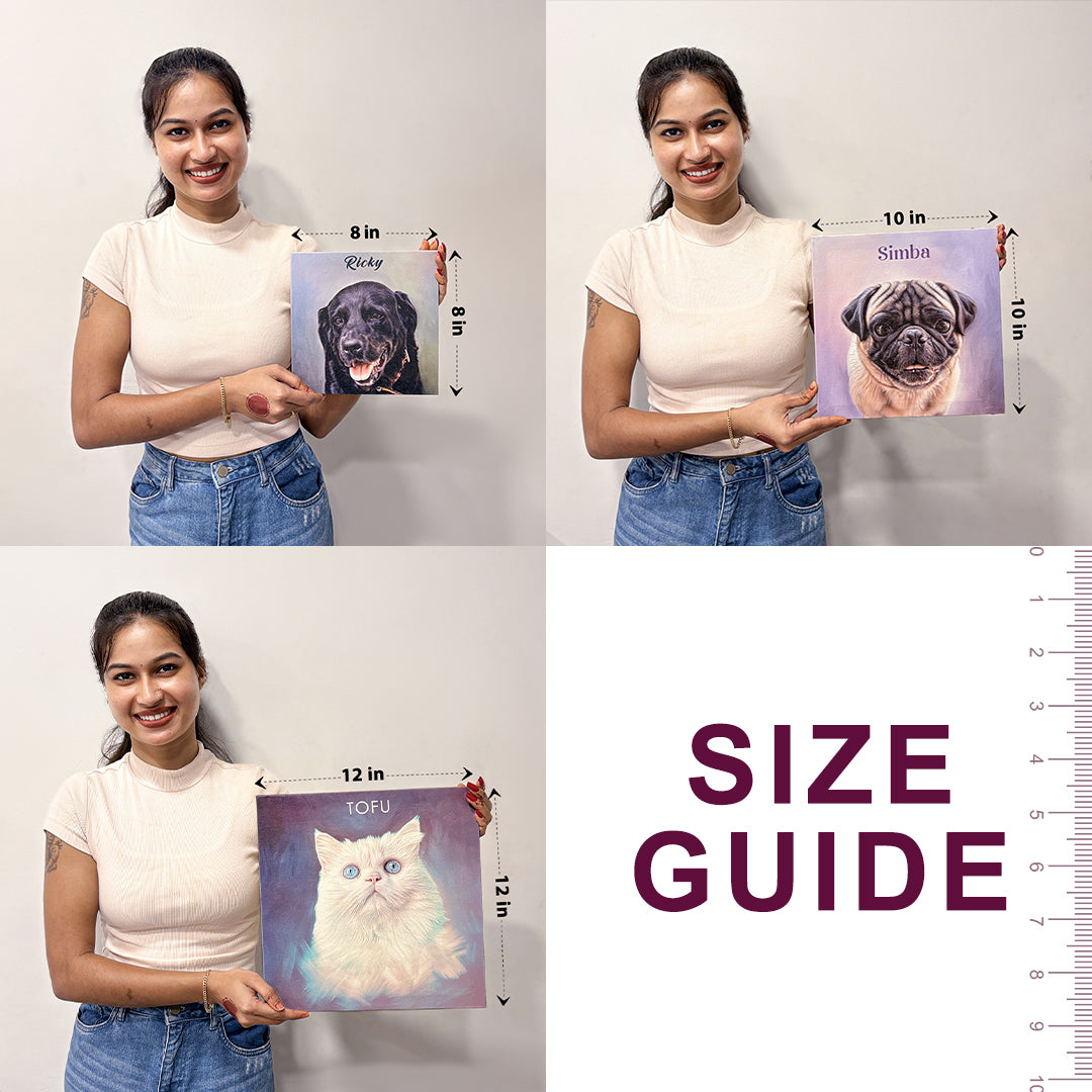 Digital Pet Portrait - Gallery Wrap