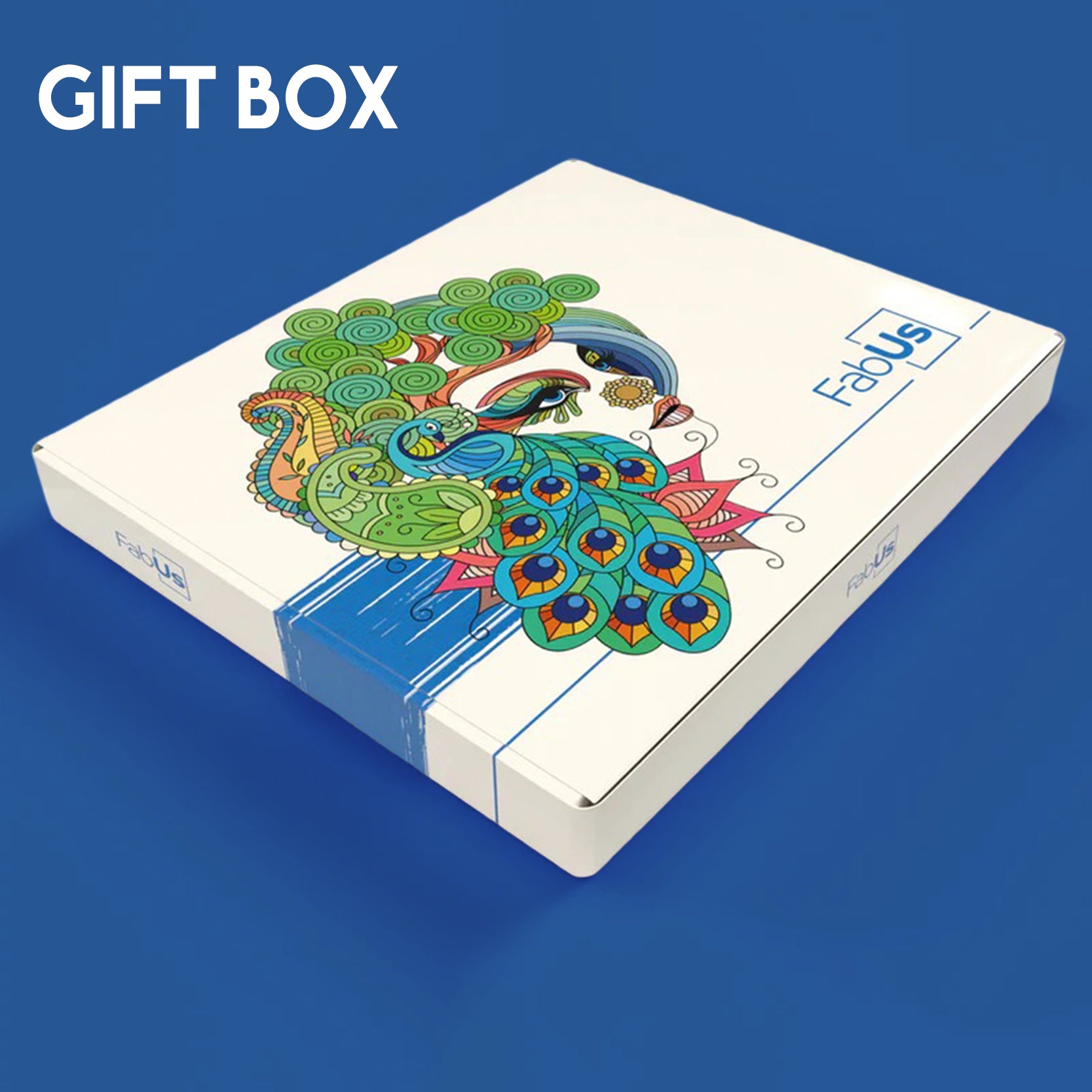 Handmade Acrylic Round Canvas Portrait