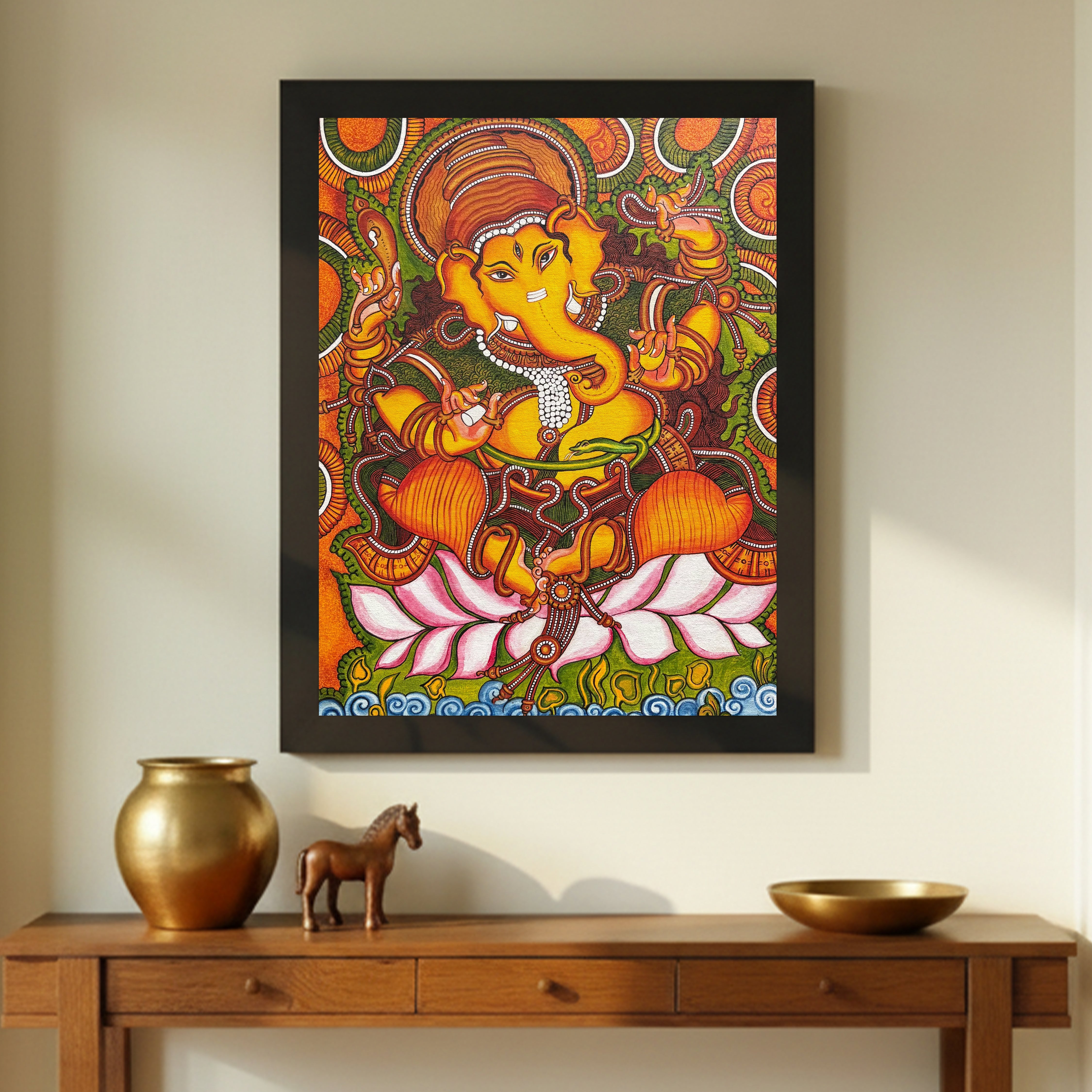 Padma Ganapathy - Kerala Mural Painting