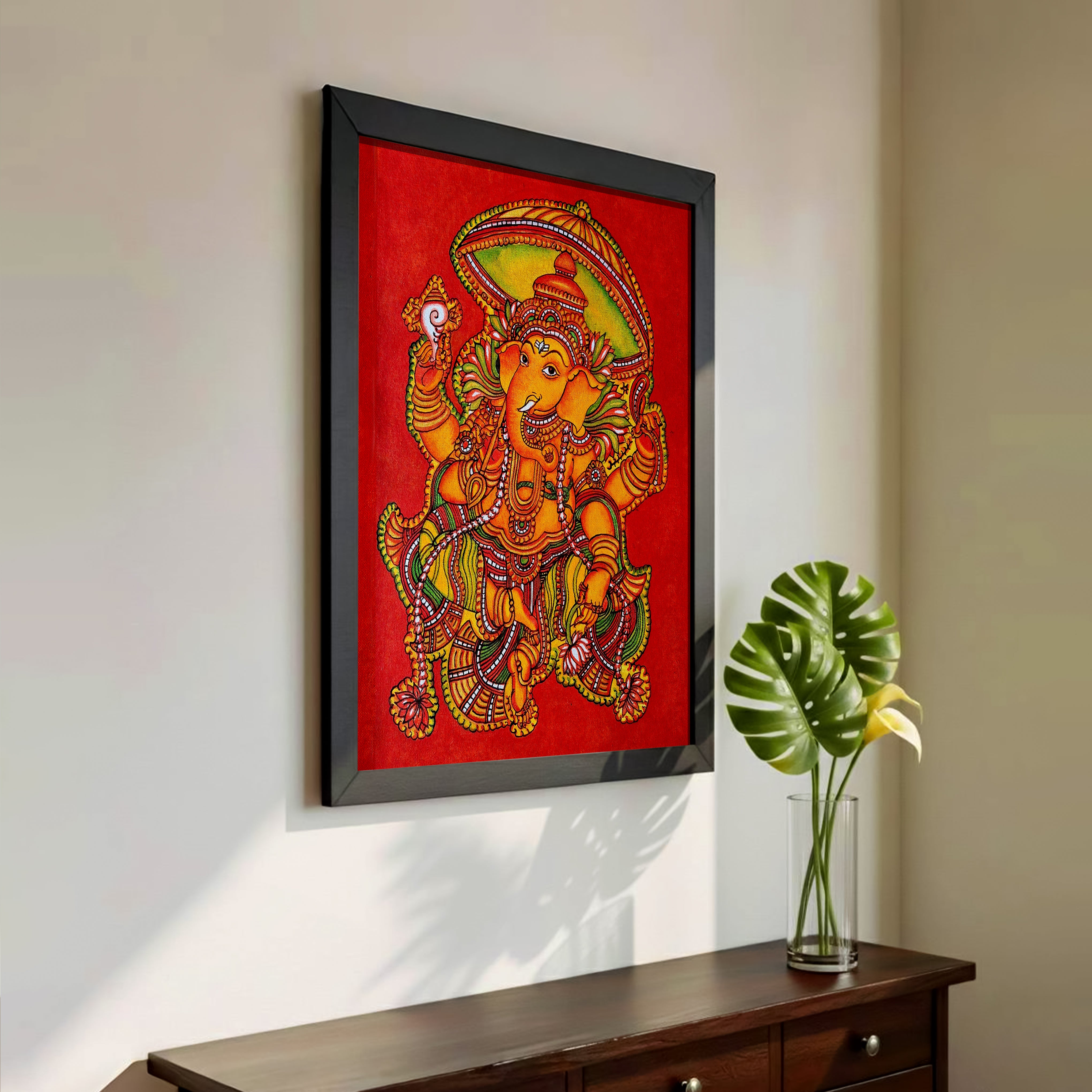 Vamana Ganapathy - Kerala Mural painting