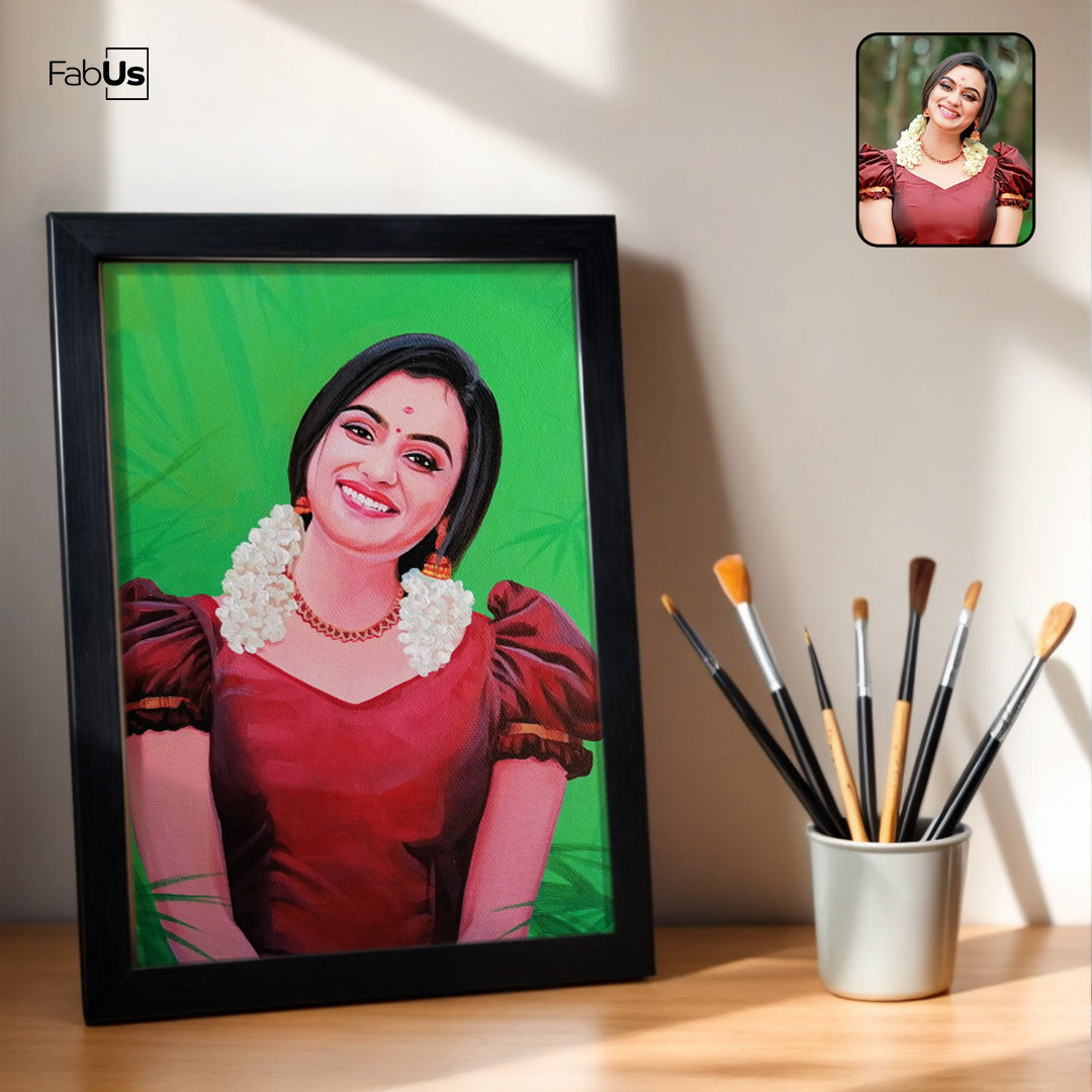 Buy Acrylic Portrait Painting