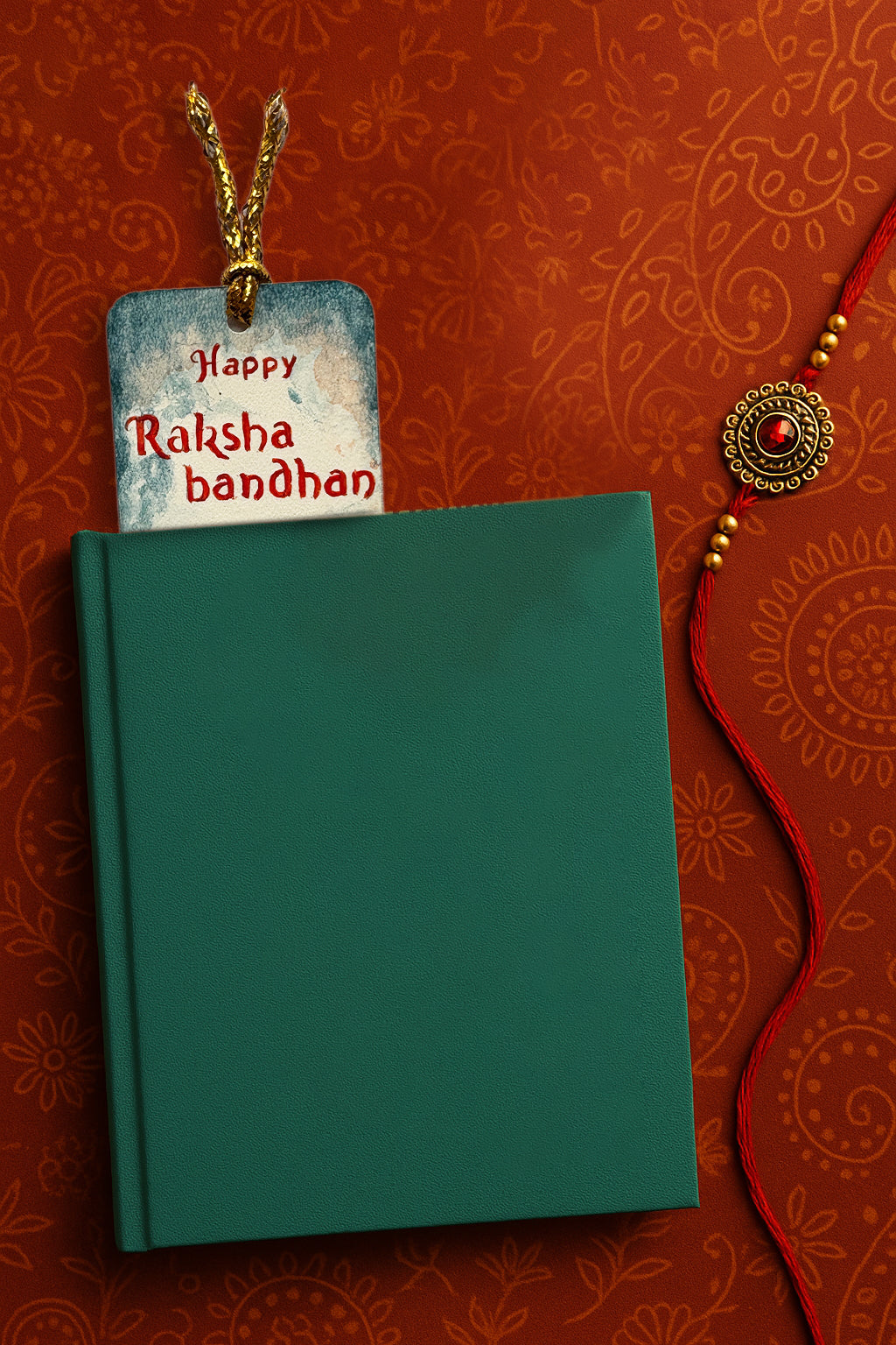 Hand-Painted Rakhi Bookmark