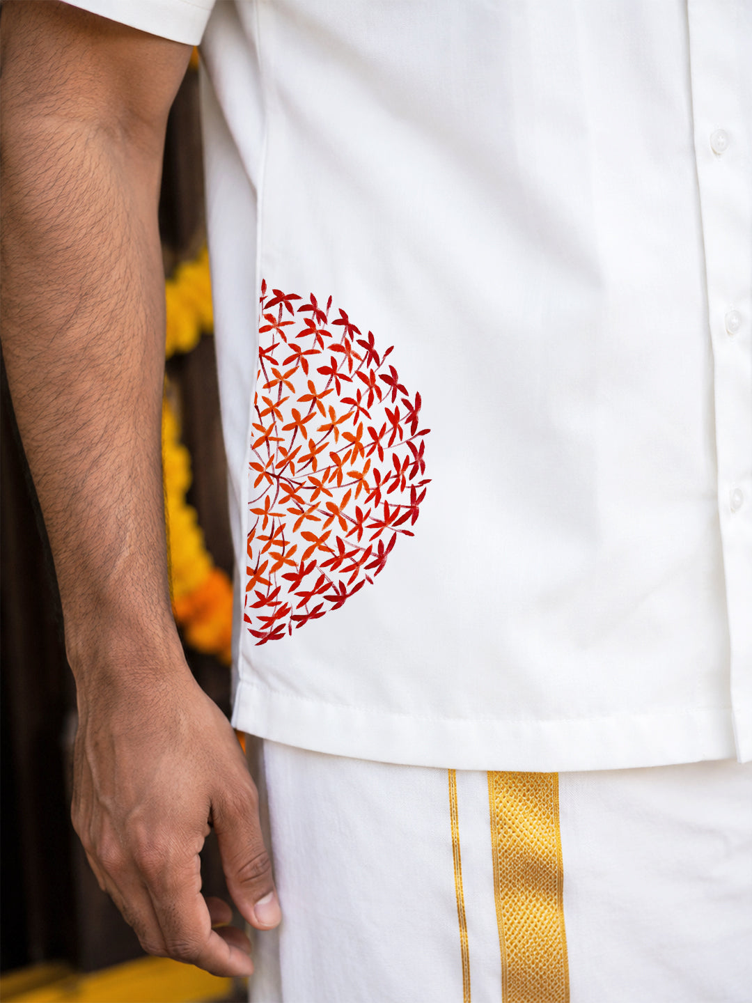 Chethi Poo Hand Painted Shirt
