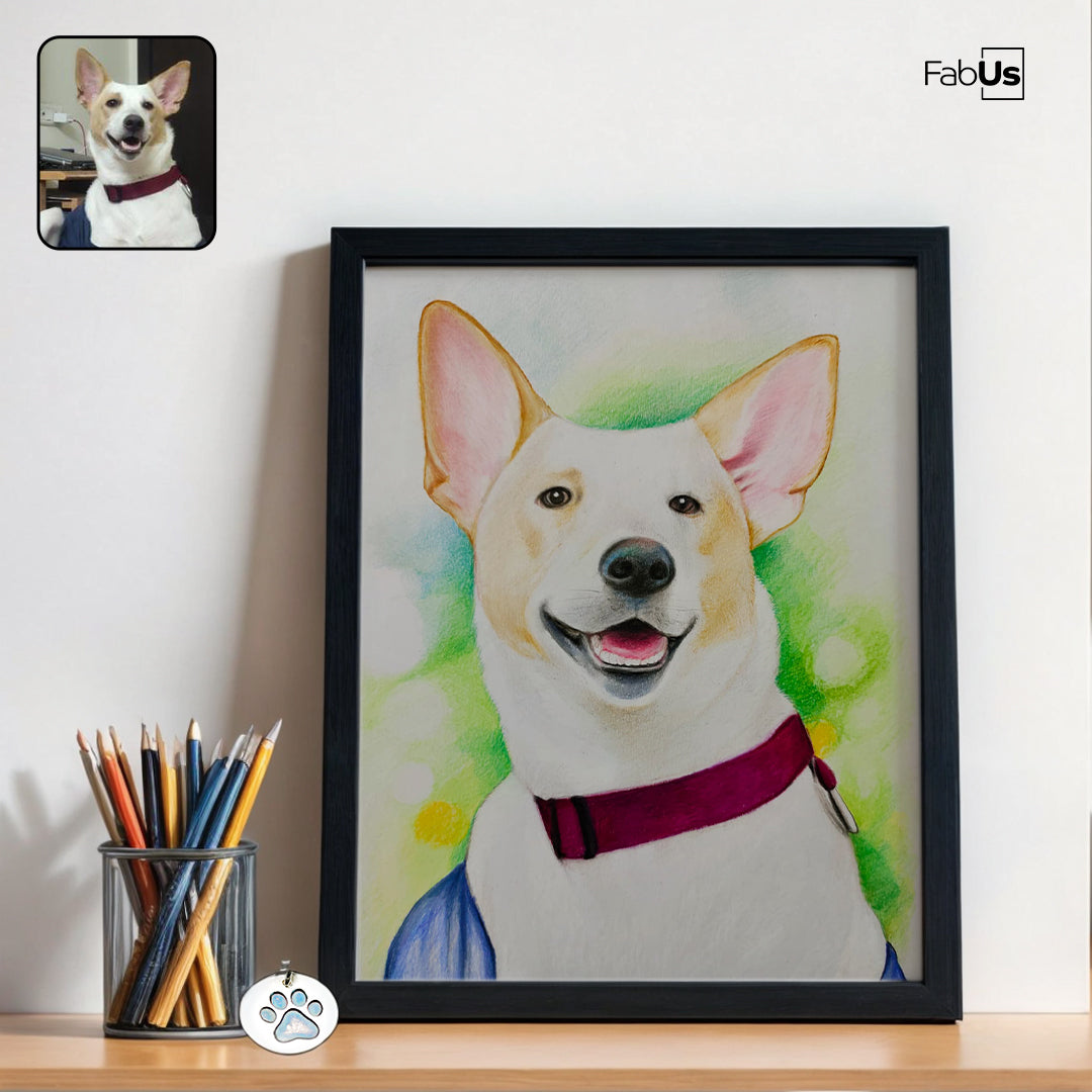 Color Pencil Pet Portrait