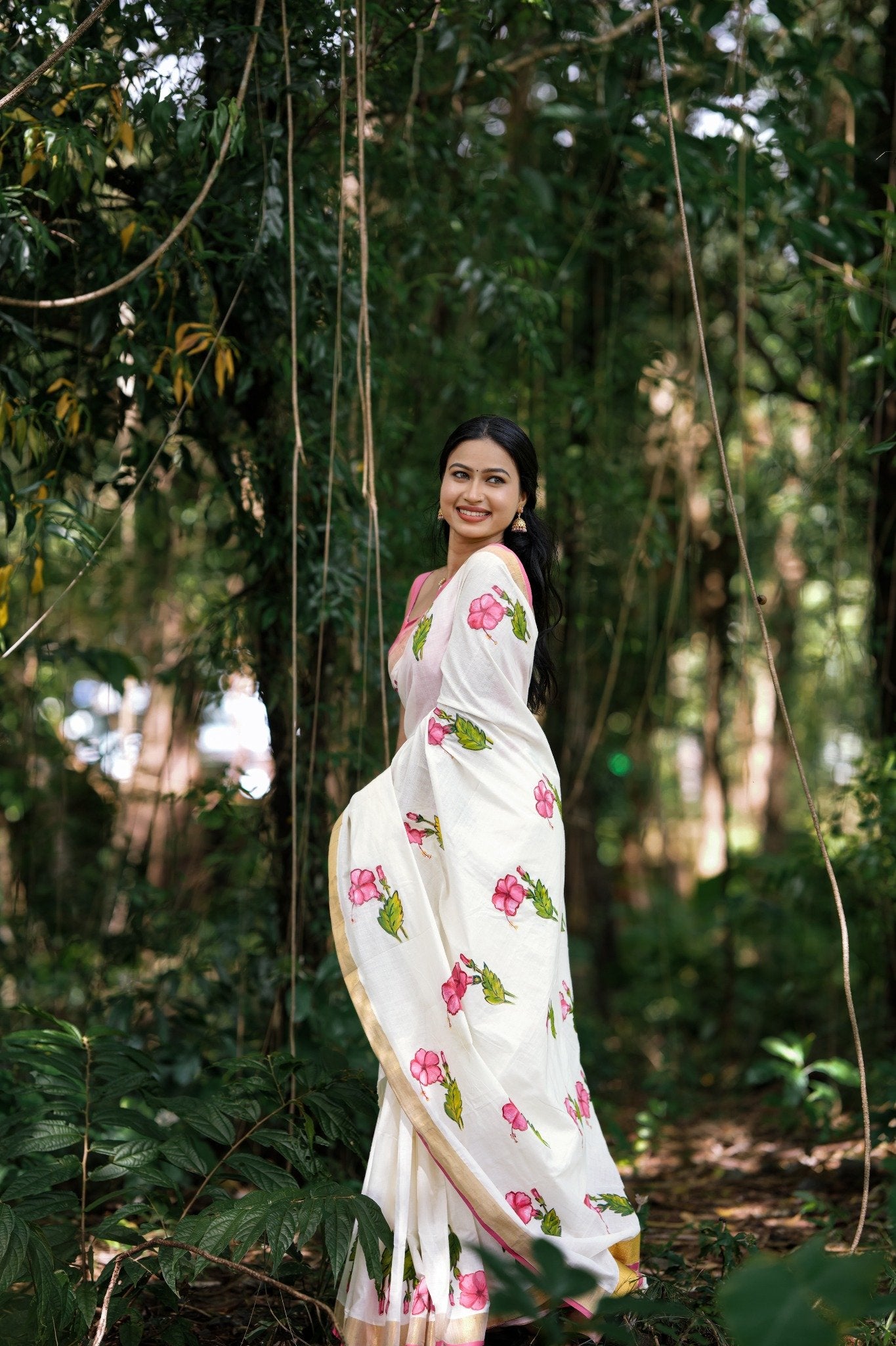 Chembarathi Poo Saree