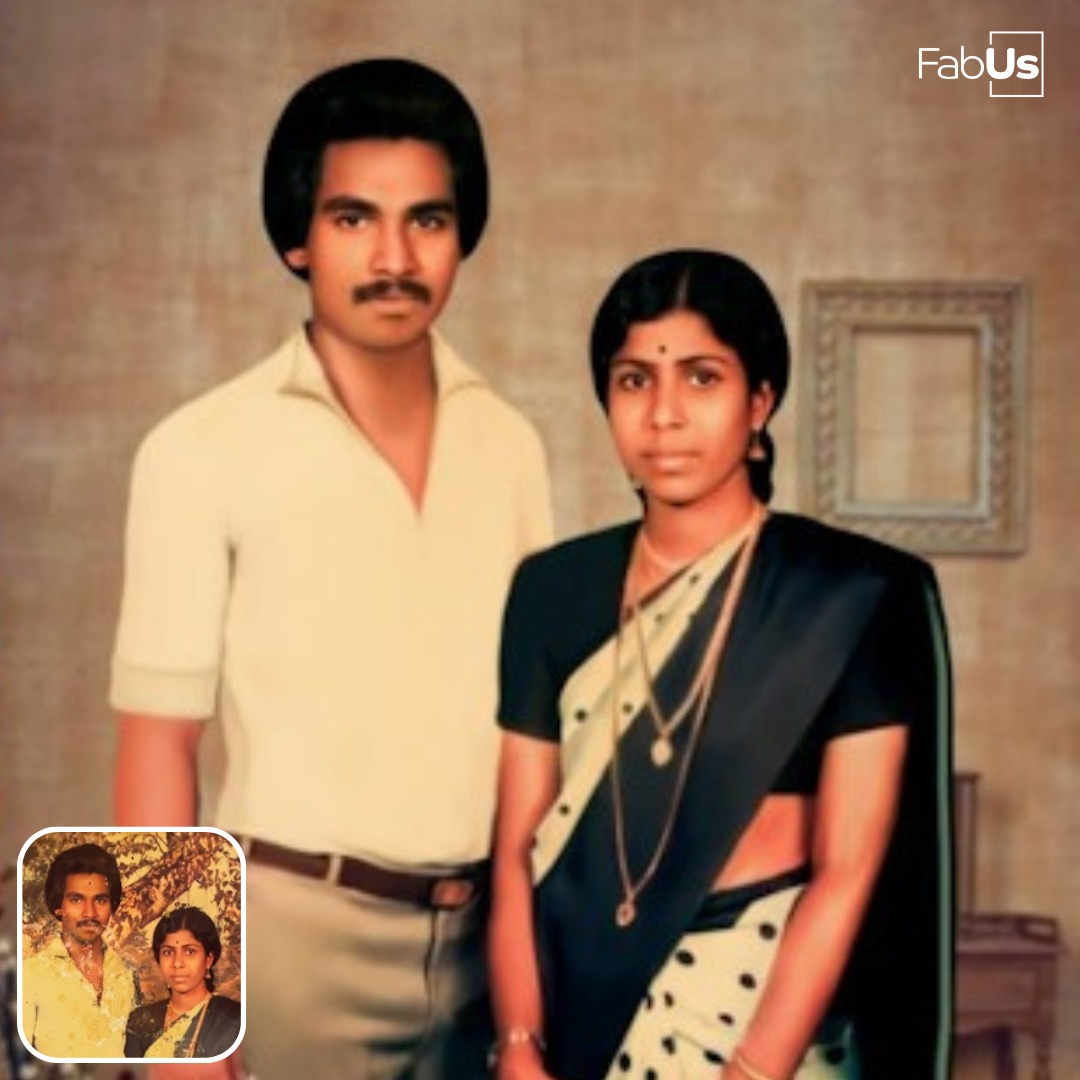 Old Portrait Sketch Restoration