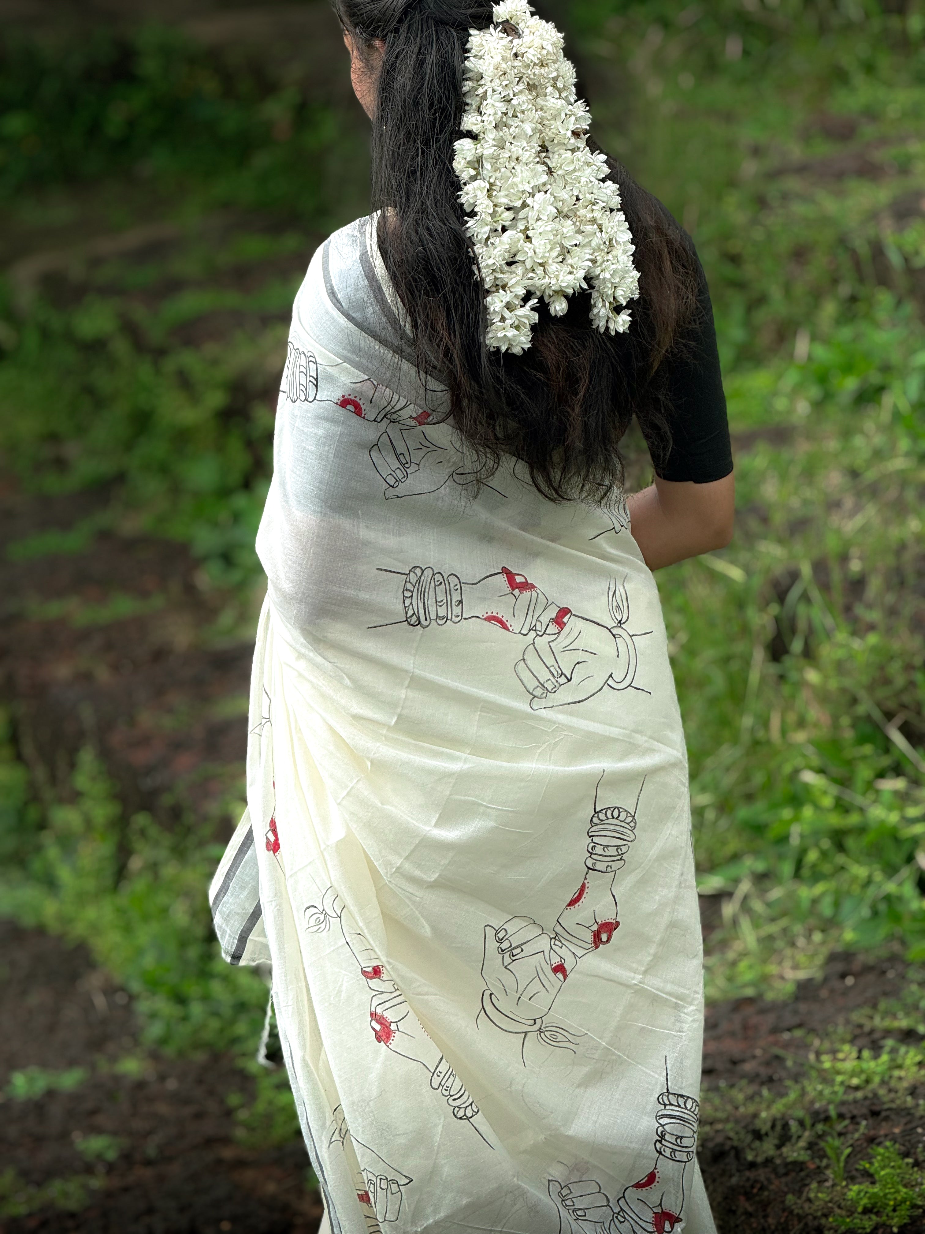 Sacred Vows Saree