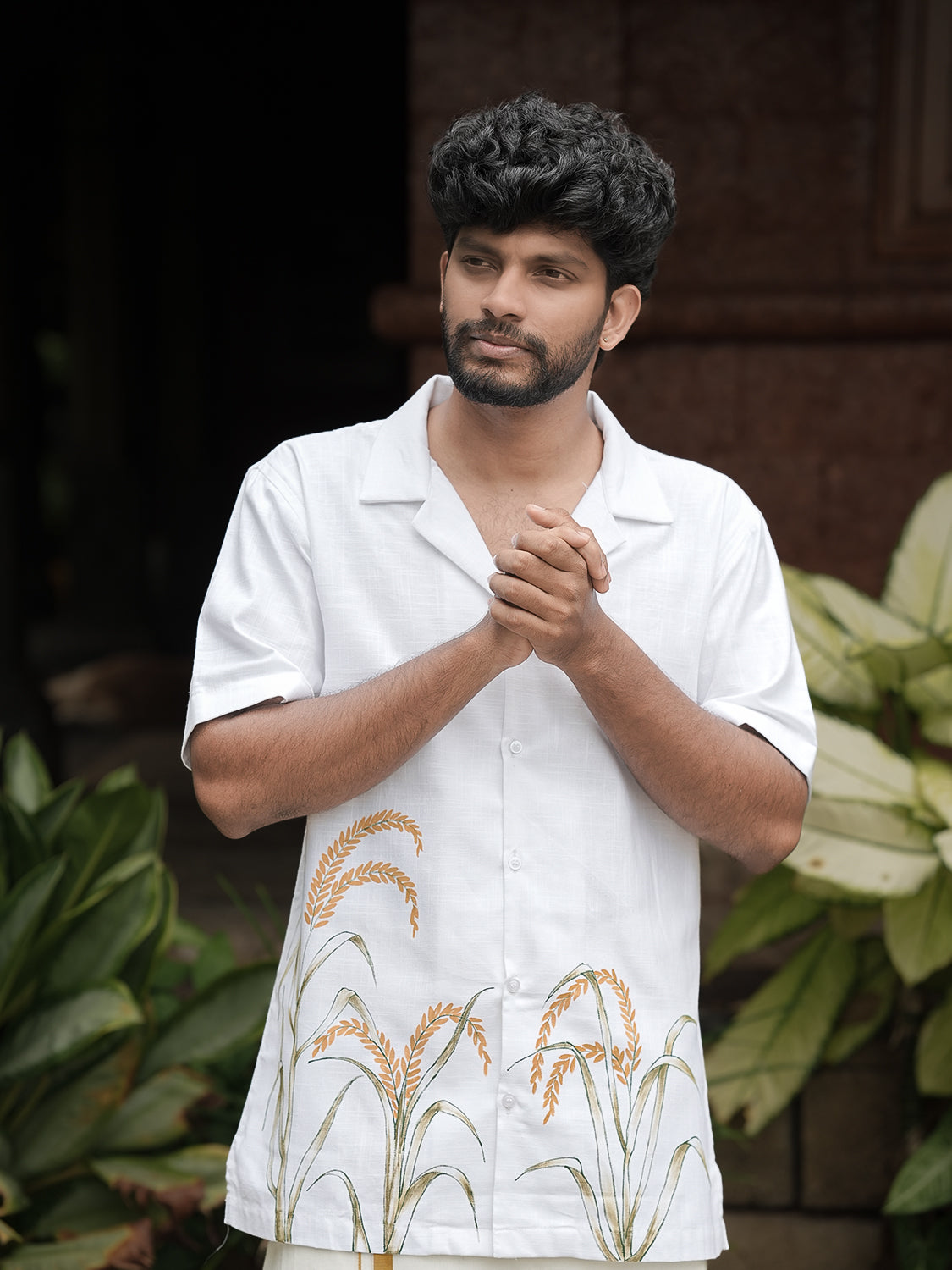 Nelkathir Hand-Painted Shirt