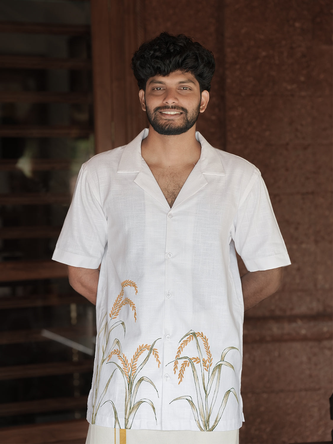 Nelkathir Hand-Painted Shirt