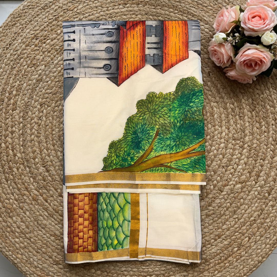 Vadakkumnatha Temple Saree