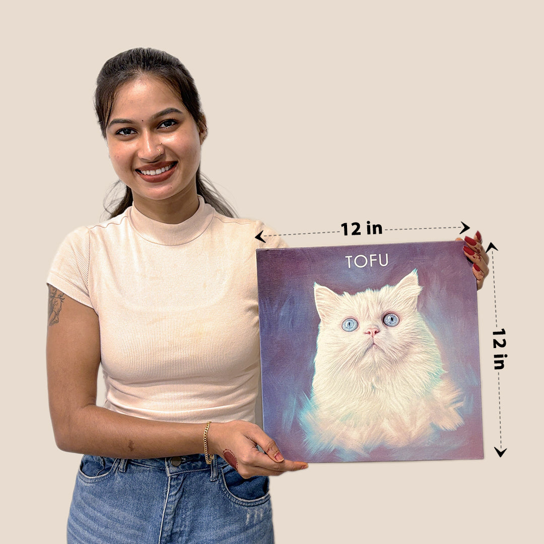 Digital Pet Portrait - Gallery Wrap