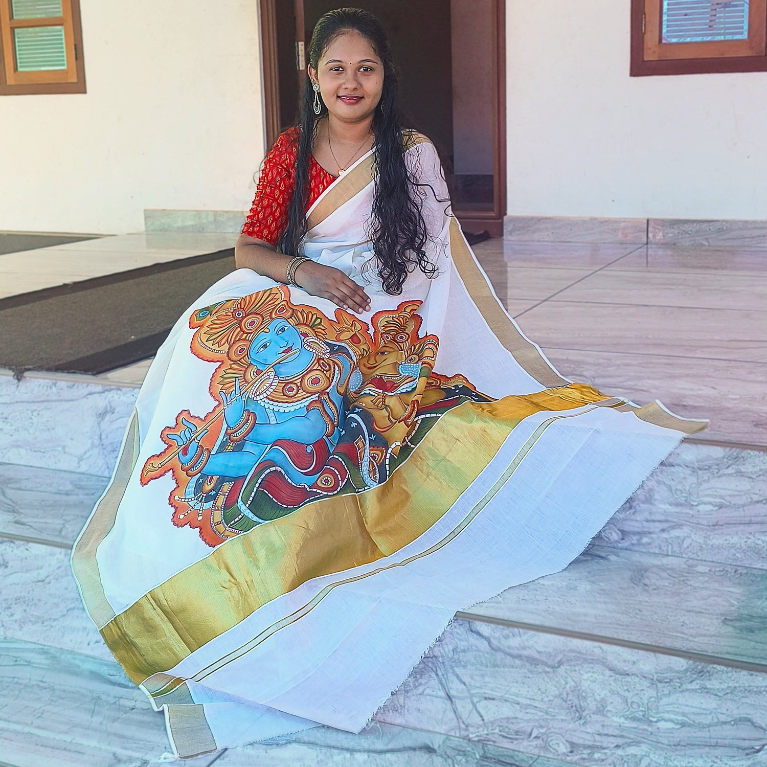 Graceful Hand Painted Saree Styles to Celebrate the Wedding Season