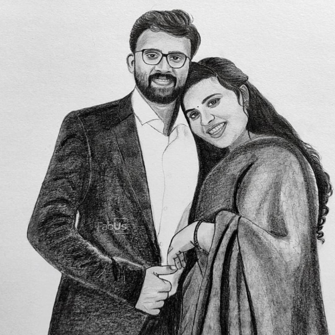 The Timeless Elegance of Handmade Pencil Sketch Portraits