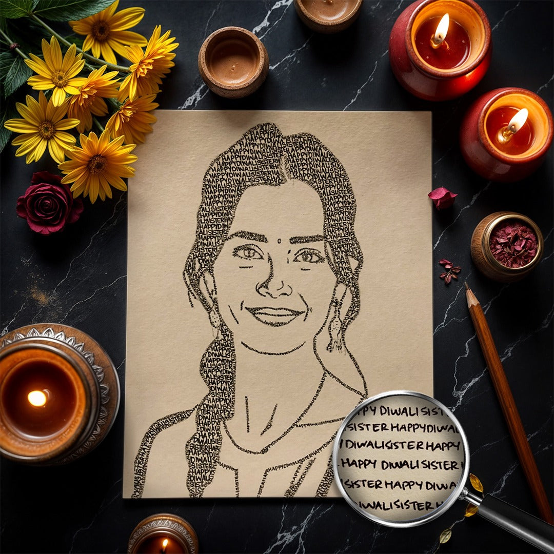 Best Diwali Gifts – Portrait Sketches and Family Paintings from Fabus Frames