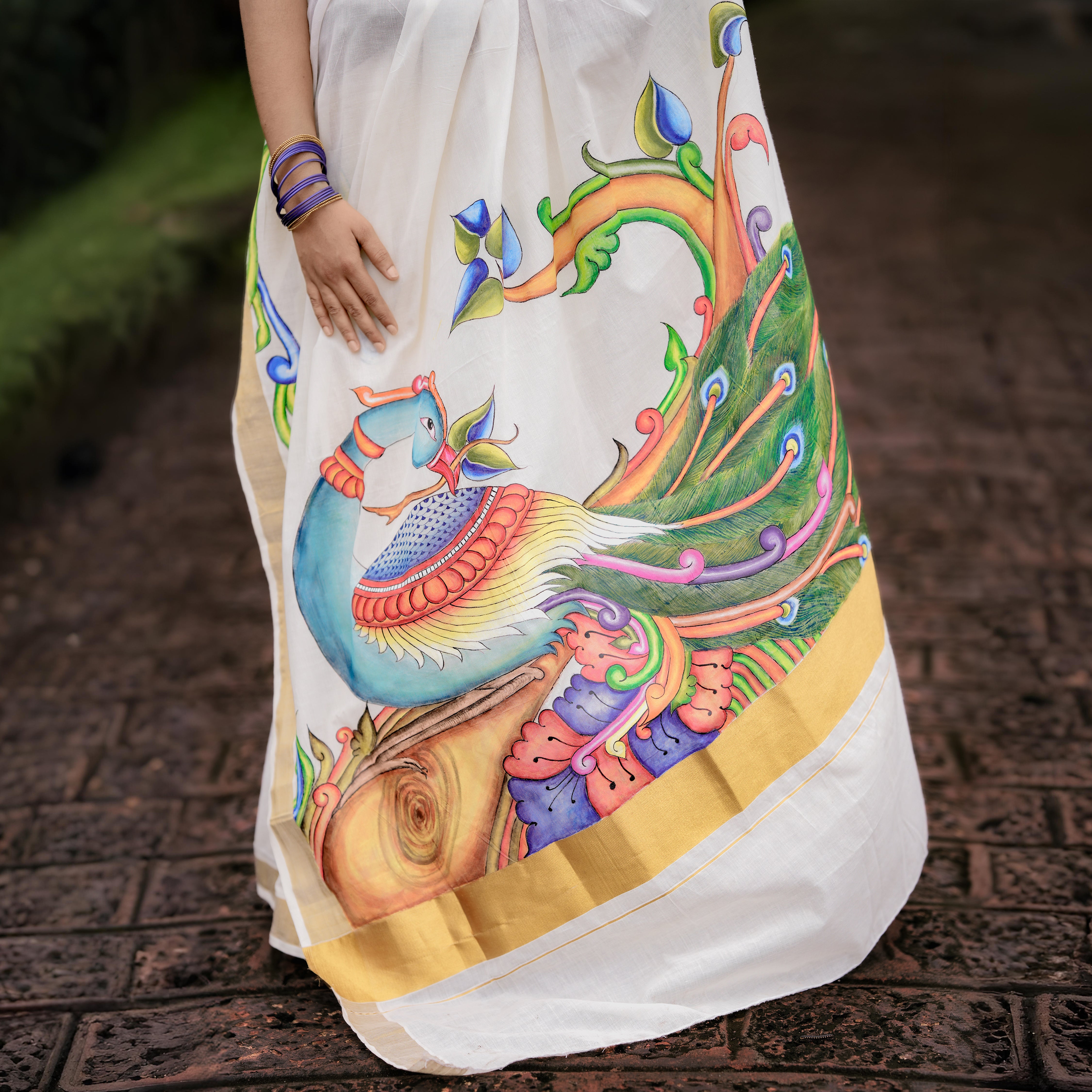 Varnika Peacock Saree