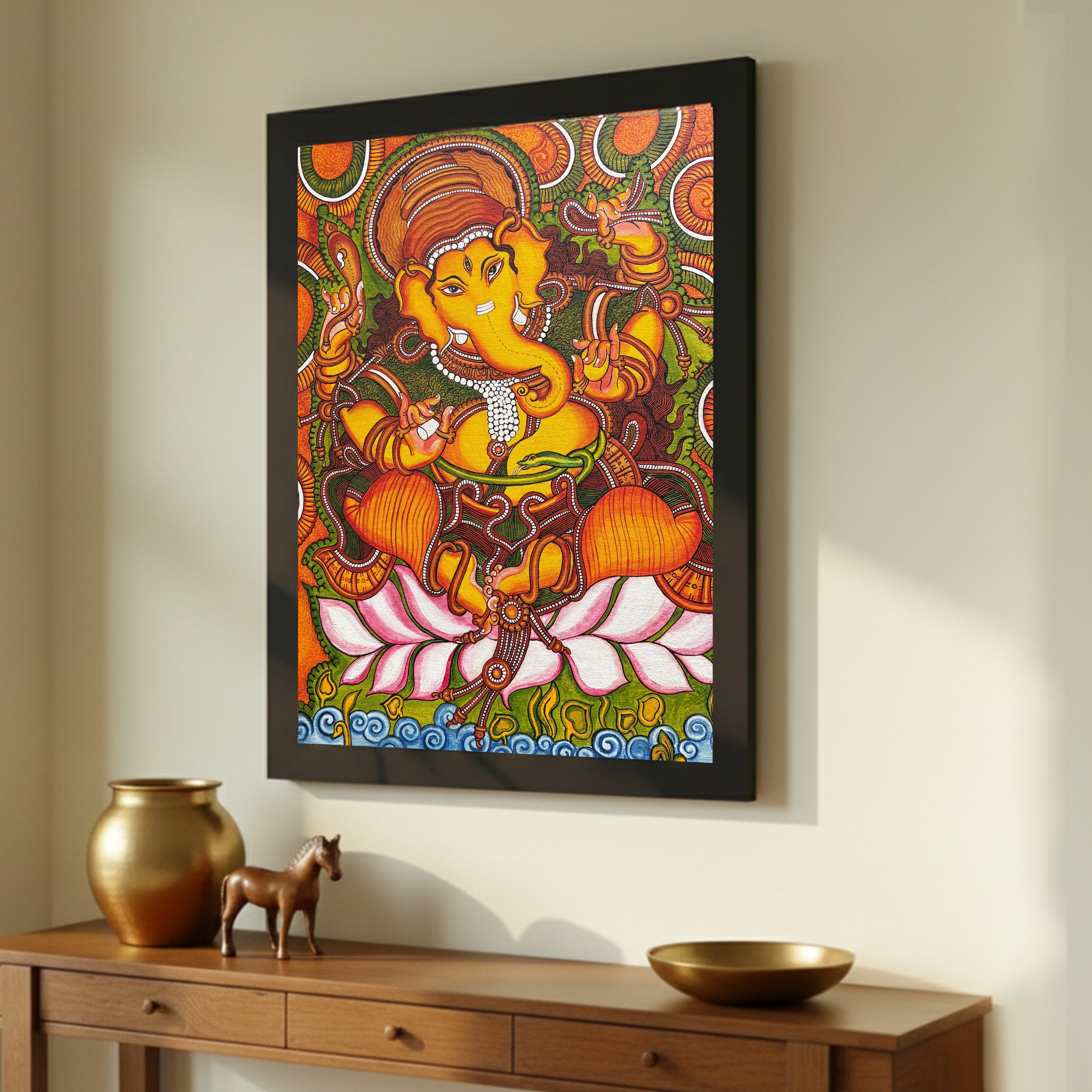 Padma Ganapathy - Kerala Mural Painting