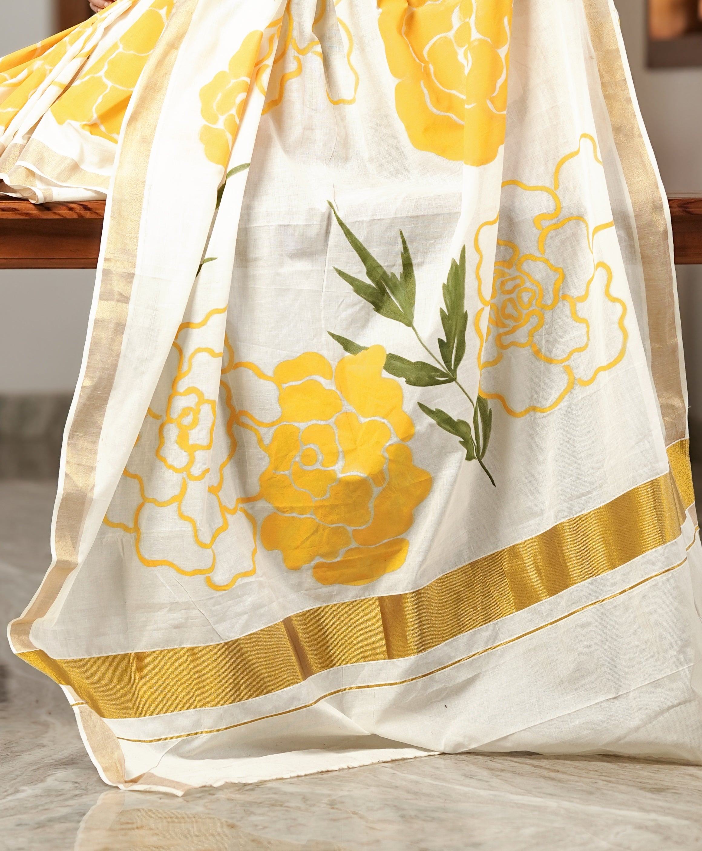 Jamanthi Poo  Saree