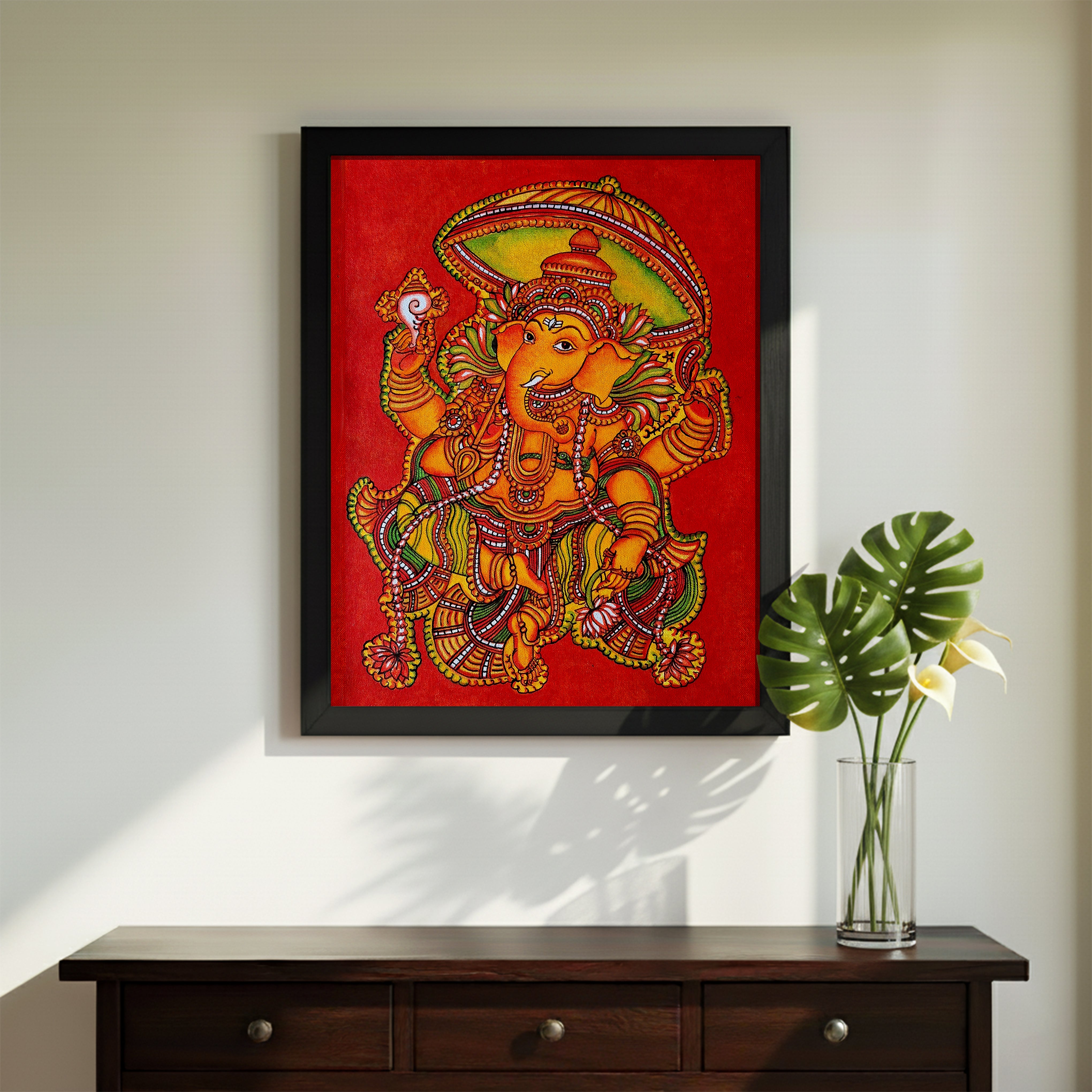 Vamana Ganapathy - Kerala Mural painting