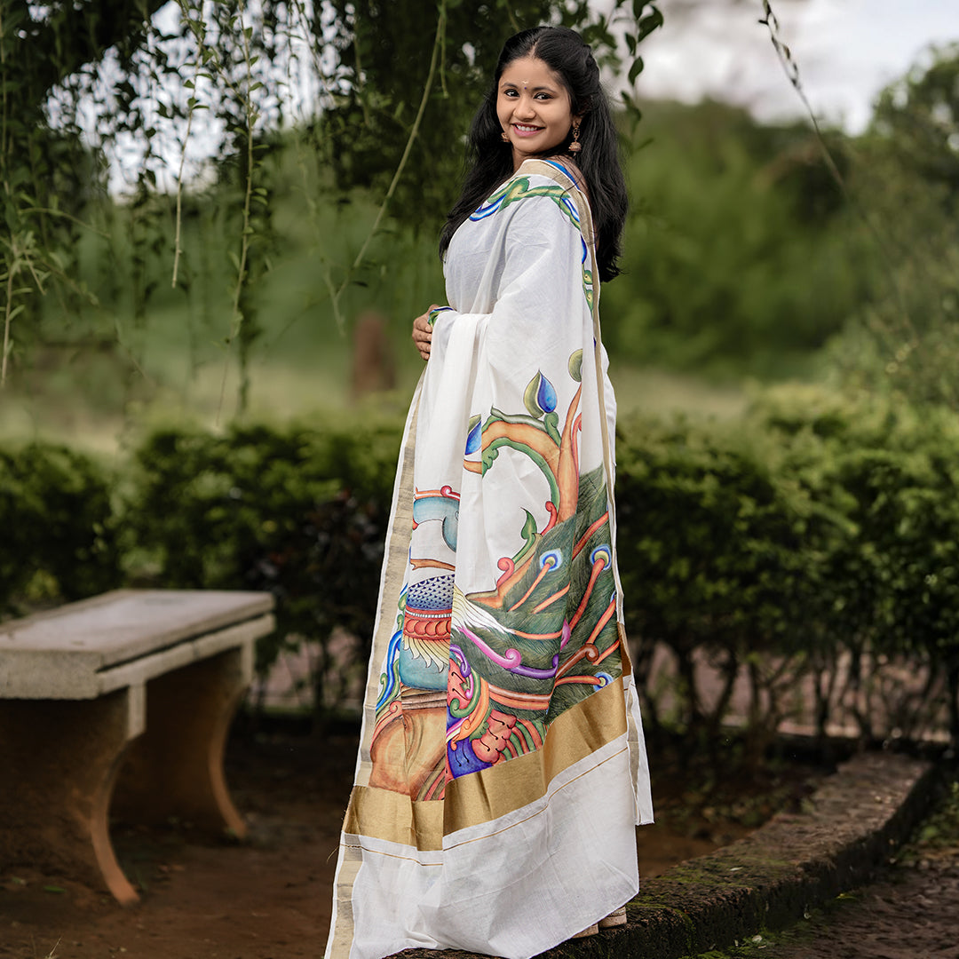 Varnika Peacock Saree