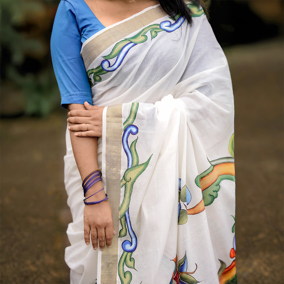 Varnika Peacock Saree