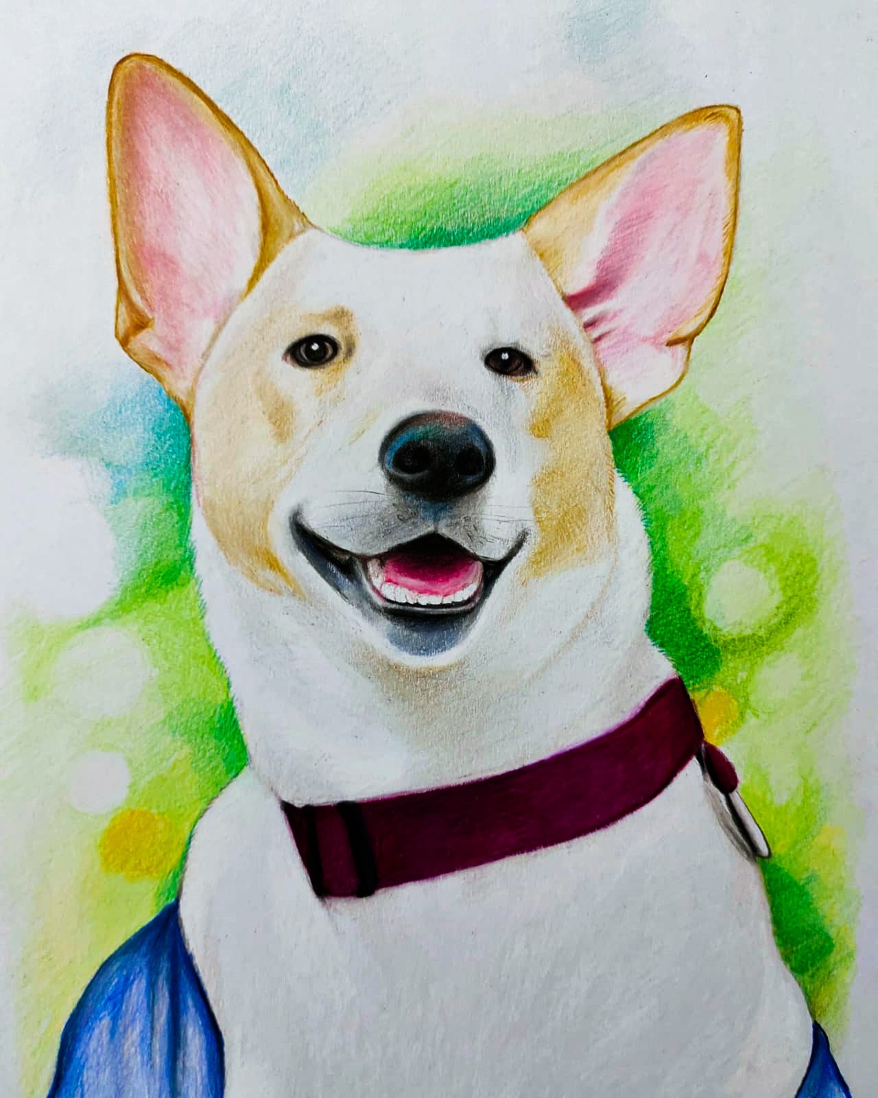 Color Pencil Pet Portrait
