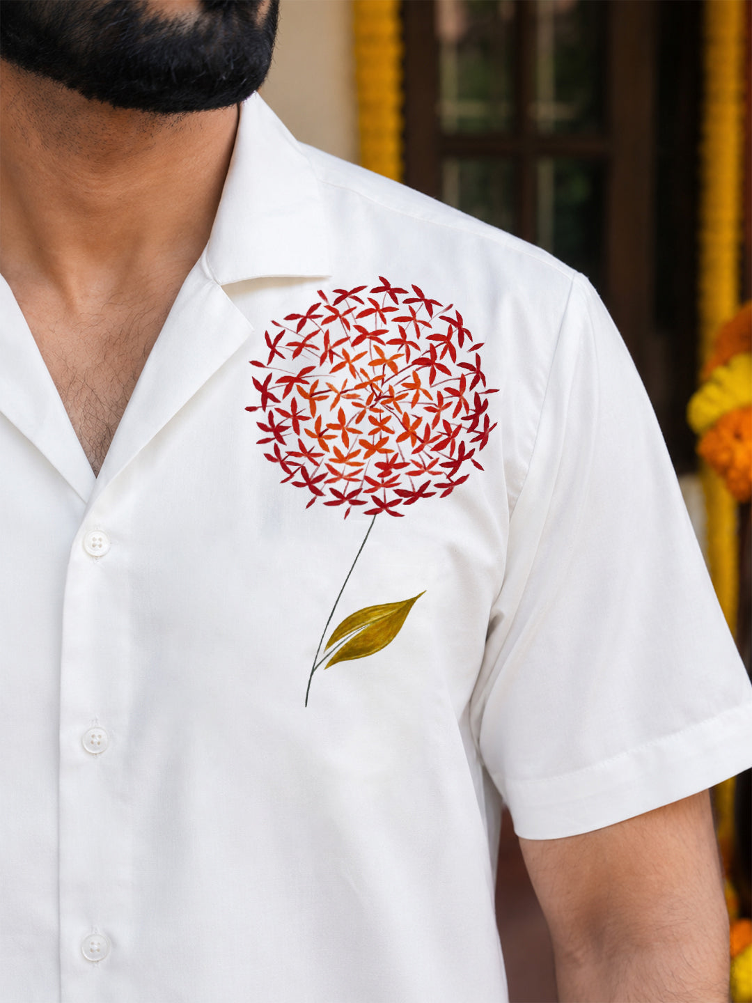 Chethi Poo Hand Painted Shirt