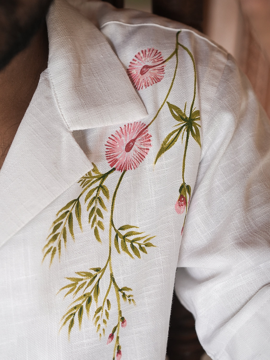 Dashapushpam Hand-Painted Shirt