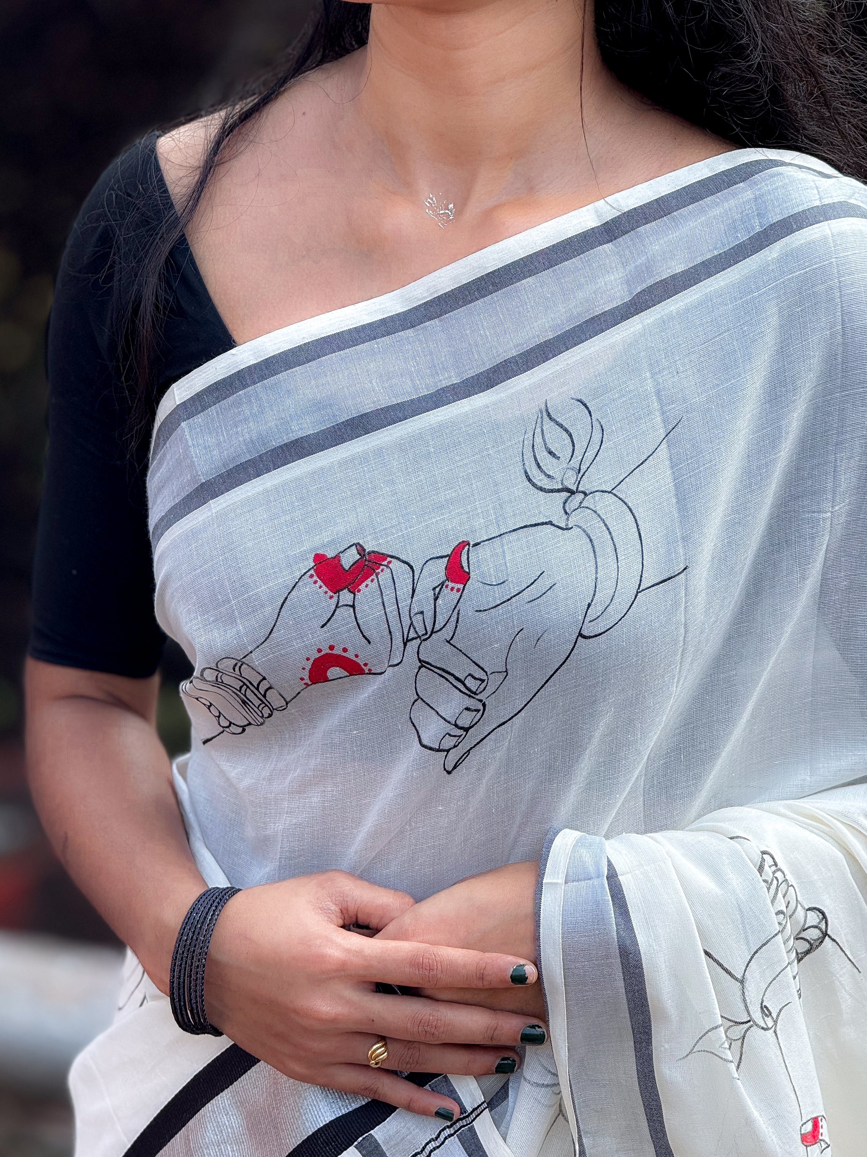 Sacred Vows Saree