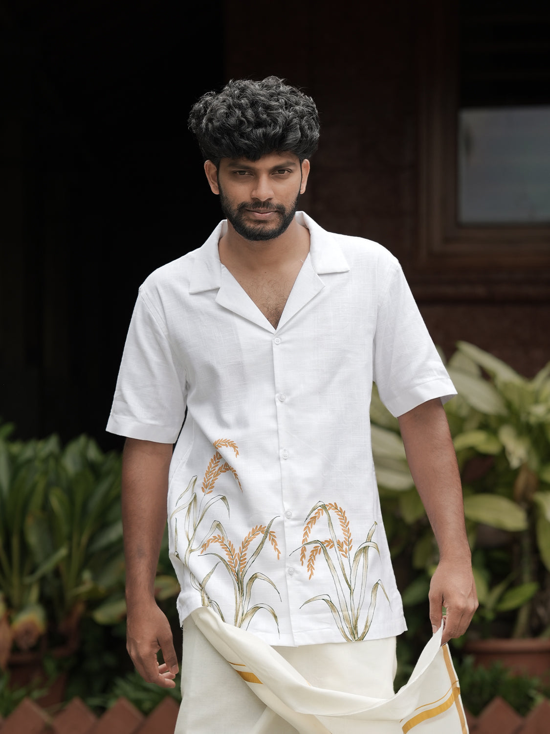 Nelkathir Hand-Painted Shirt