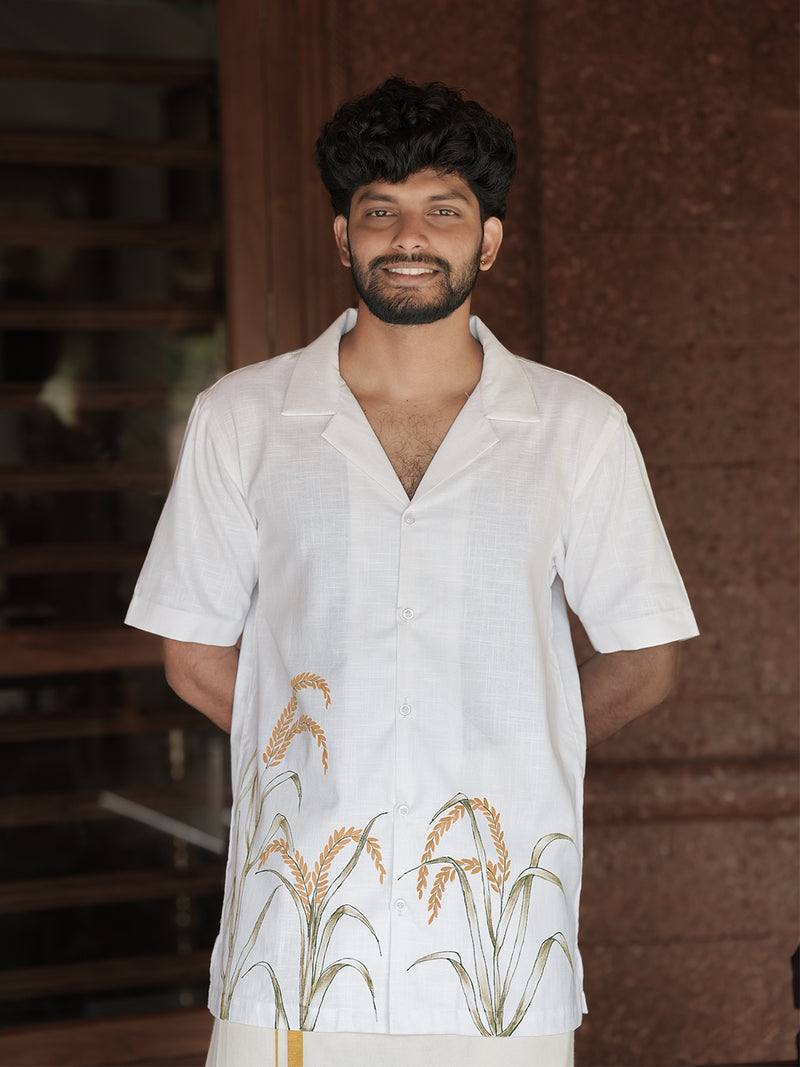 Nelkathir Hand-Painted Shirt