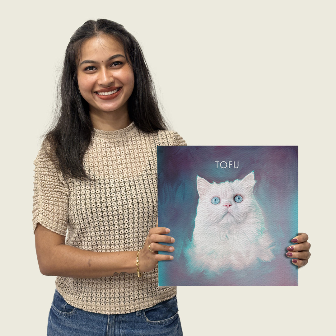 Digital  Pet Portrait - Gallery Wrap